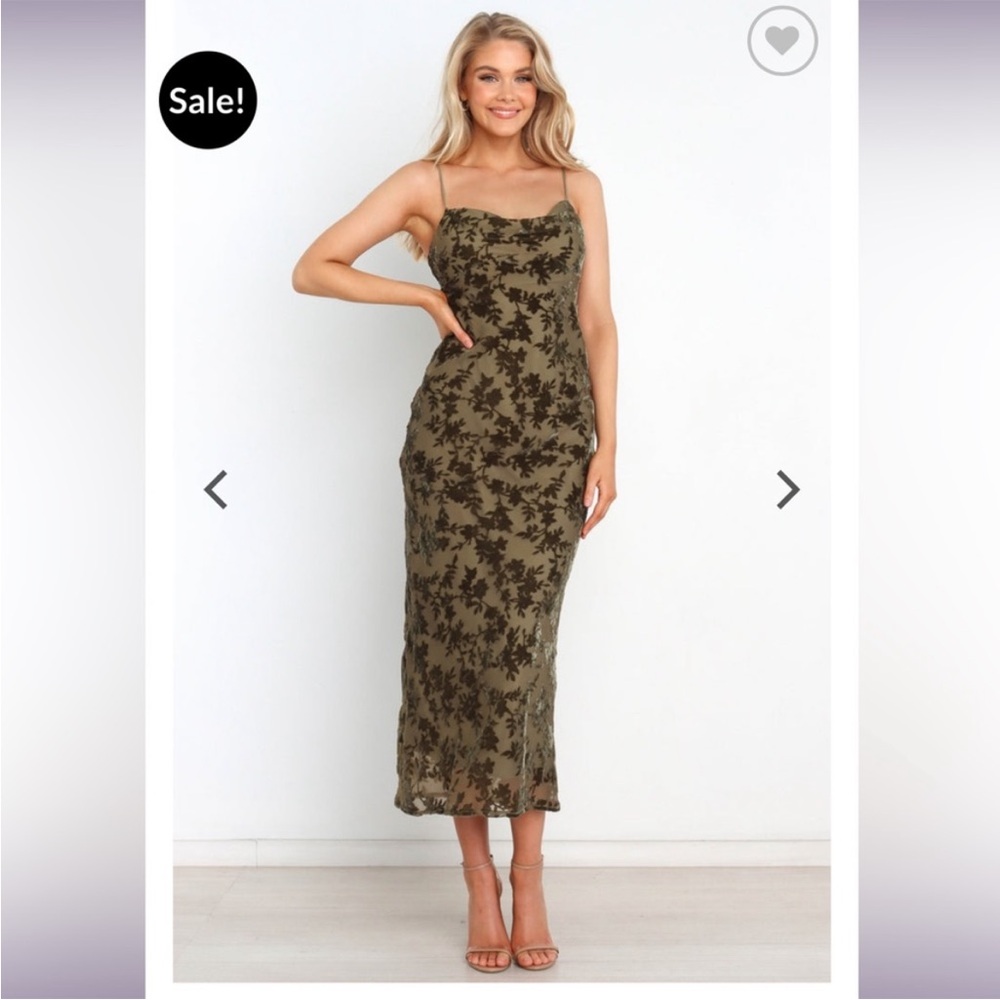 Petal and Pup Mikalina Dress- Olive Size US 4/6